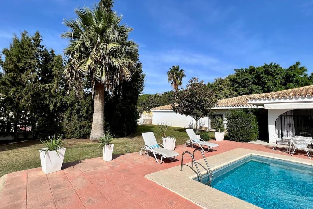 Villa Scenic With Private Pool - Sleeps 8 ميخاس المظهر الخارجي الصورة